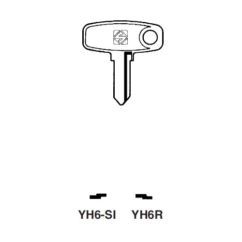 Ilco YH6R uncut key blank for Yamaha