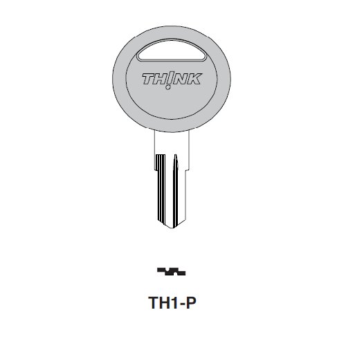 Ilco TH1-P uncut key blank