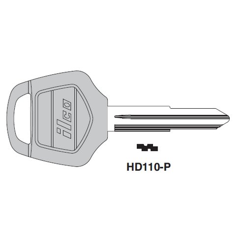 Ilco HD110-P uncut key blank