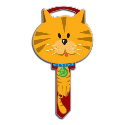 Kwikset KW1 Key Shapes - Shaped House Keys That Fit Your Life - Cat