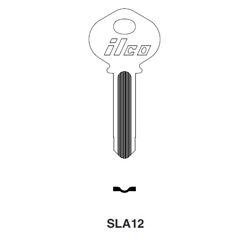 Ilco SLA12 uncut key blank for Slaymaker
