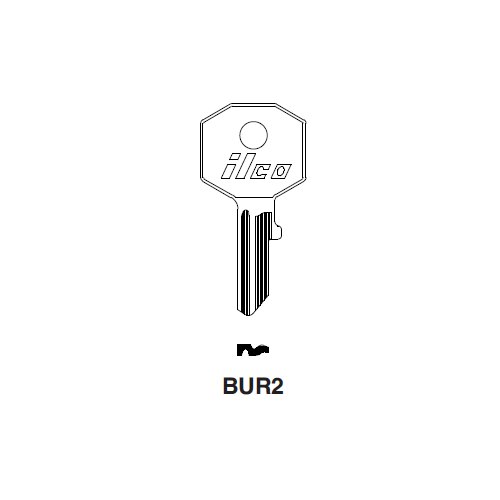 Ilco BUR2 uncut key blank for Burg