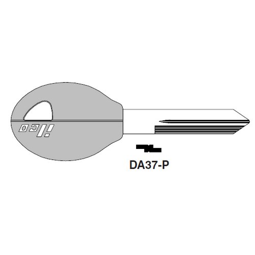 Ilco DA37-P uncut key blank