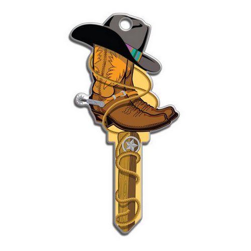 Kwikset KW1 Key Shapes - Shaped House Keys That Fit Your Life - Cowboy