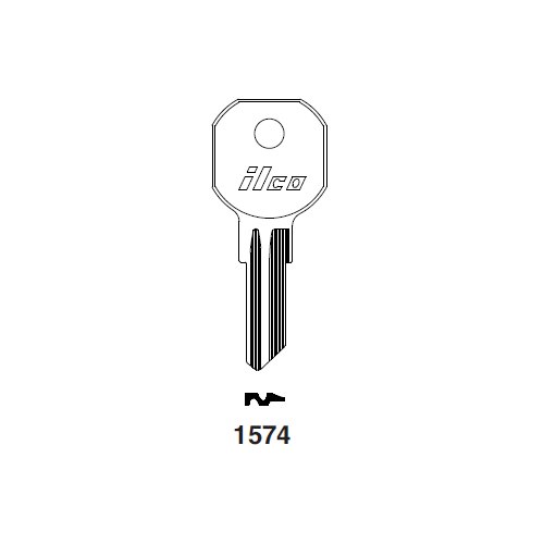 Ilco 1574 uncut key blank for Gas Cap Lock, Hurd