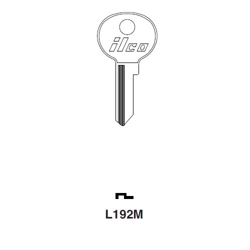 Ilco L192M uncut key blank for Lowe & Fletcher