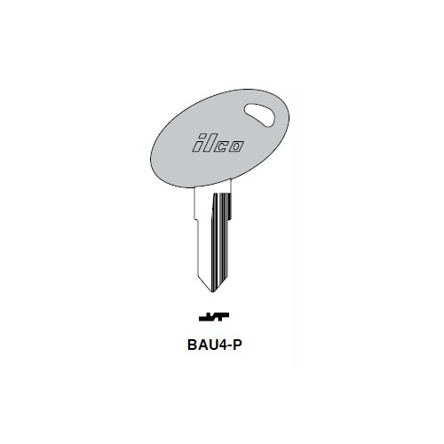 Ilco BAU4-P uncut key blank