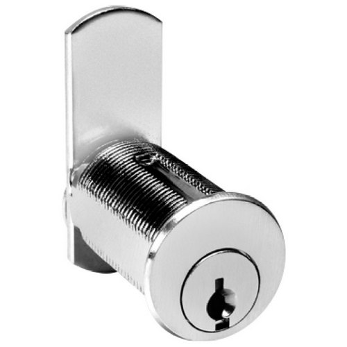 National Lock C8103 Pin Tumbler Cam Look 7/8" Keyed Different 26D Finish