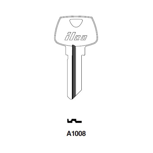 Ilco A1008 uncut key blank for Sargent
