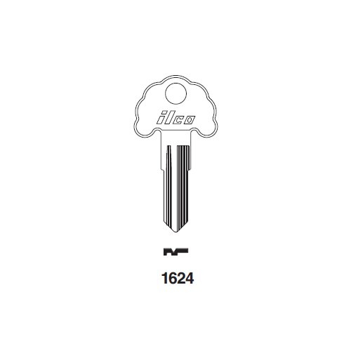 Ilco 1624 uncut key blank for Southern Imperial