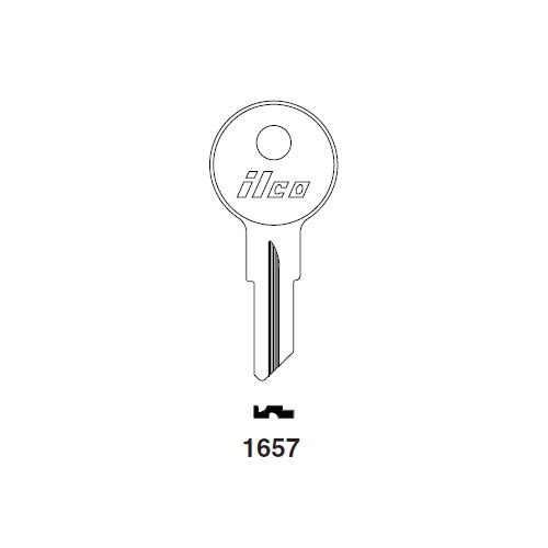 Ilco 1657 uncut key blank for Kenworth