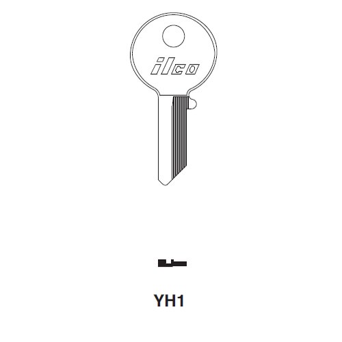 Ilco YH51 uncut key blank for Yamaha