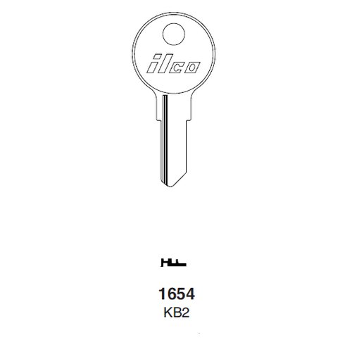 Ilco 1654 uncut key blank for Kimball