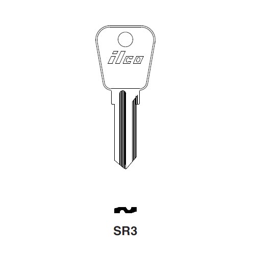 Ilco SR3 uncut key blank for Ford International