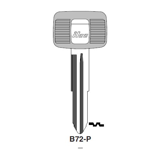 Ilco B72-P uncut key blank