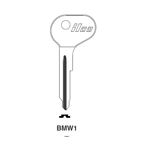 Ilco BMW1 uncut key blank for BMW