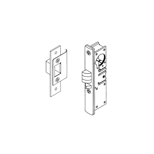 Narrow Stile Latch Dur LH 1-1/8"