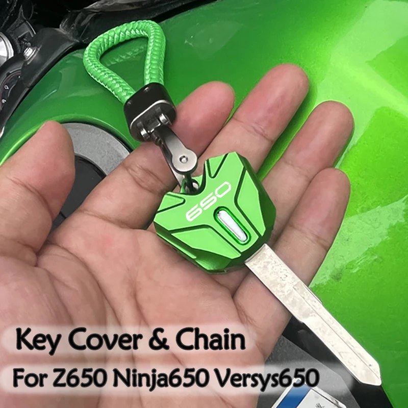 For Kawasaki Ninja 650 1000 sx z650 RS Versys 650 Z650S 2026 Z800 Vulcan S Motorcycle Accessories Key Case Cover Chain Protector