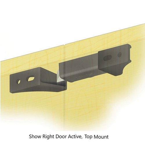 Timberline D200DL Double Door Latch, Black Finish