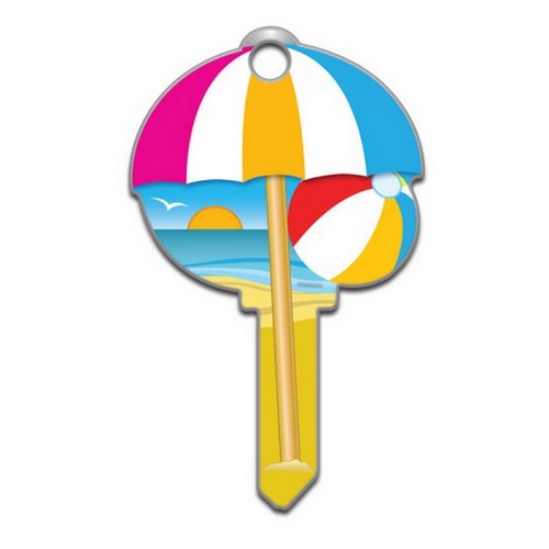 Kwikset KW1 Key Shapes - Shaped House Keys That Fit Your Life - Beach