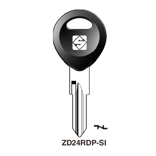 Ilco ZD24RDP uncut key blank