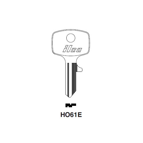 Ilco HO61E uncut key blank for Honda Motorcycles