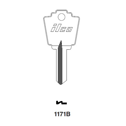 Ilco 1171B uncut key blank for Olympic