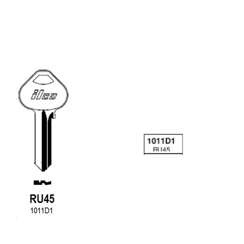 Ilco A1011-9N uncut key blank for Russwin