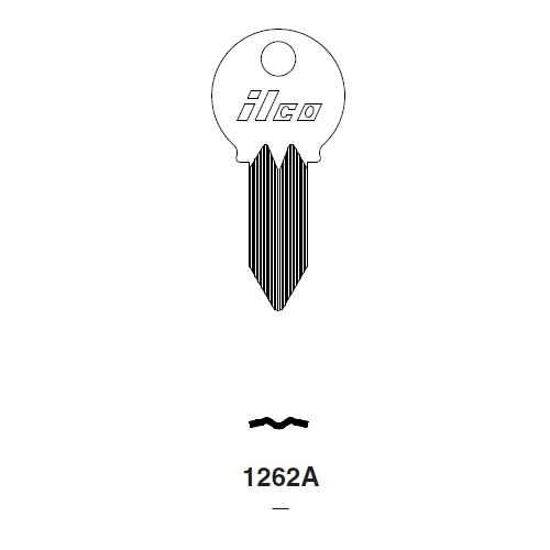 Ilco 1262A Key Blank : Mercury, Mariner Outboards