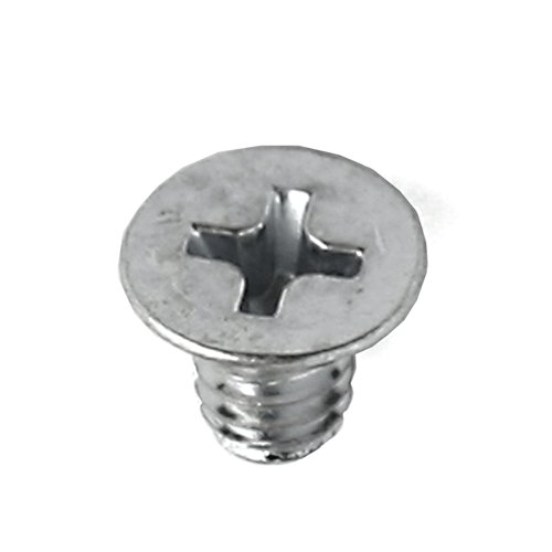 Major LS-14 Face Plate Screw For Mortise Lock -6/32 X 1/4" Zinc Finish - 100 Pack