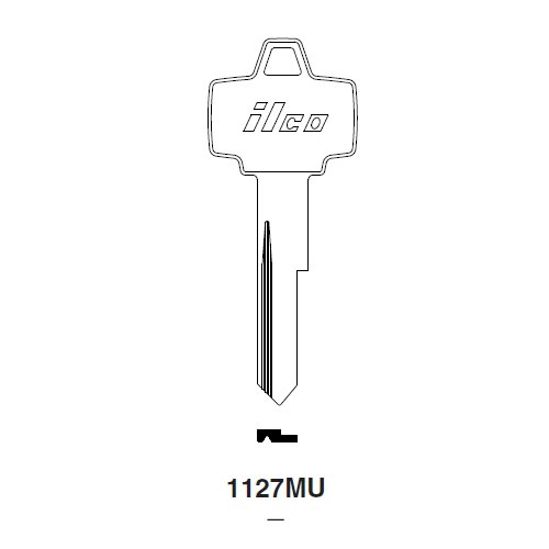 Ilco 1127MU uncut key blank for Ford