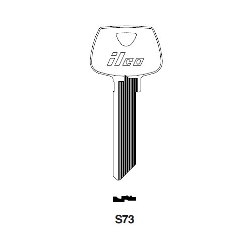 Ilco O1007CE uncut key blank for Sargent