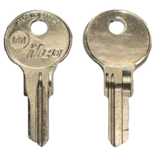 Ilco DO1 uncut key blank for Dominion Lock