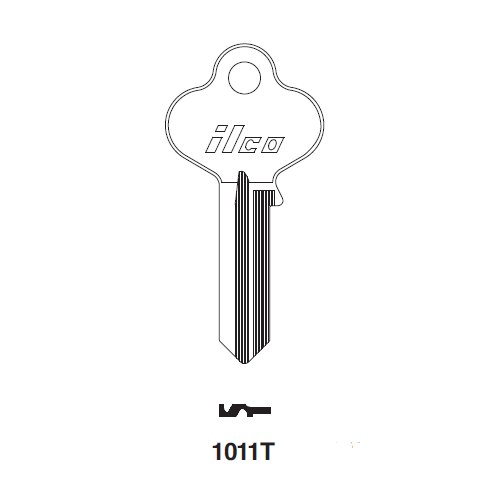Ilco 1011T uncut key blank for Russwin