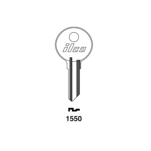 Ilco 1550 uncut key blank for Cemex