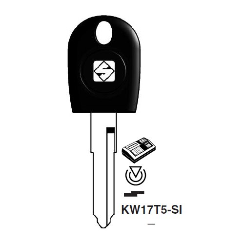 Ilco KW17T5-SI uncut key blank