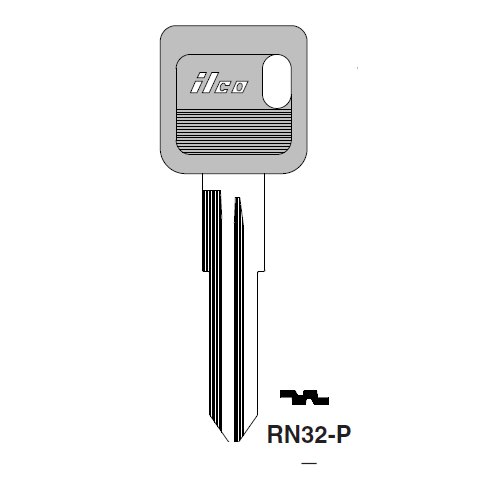 Ilco RN32-P uncut key blank