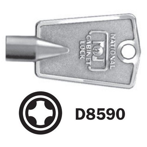 National Lock D8590 uncut key blank