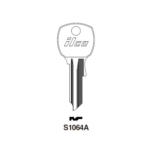 Ilco S1064A uncut key blank for National Cabinet