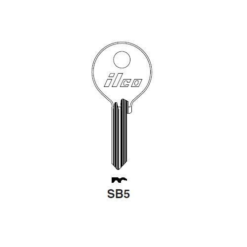 Ilco SB5 uncut key blank for Saab