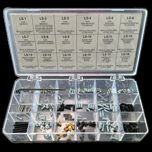 Major LSA-1 Locksmiths Screw Assortment