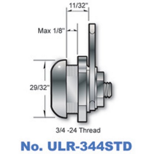 11/32 Std Replacement Camlock Pkg. KA ES41