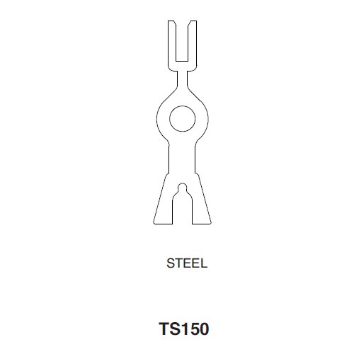 Ilco TS150 uncut key blank for Miscellaneous