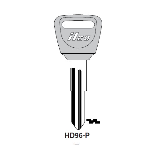Ilco HD96-P uncut key blank