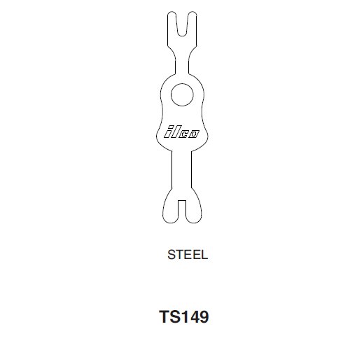Ilco TS149 uncut key blank for Miscellaneous