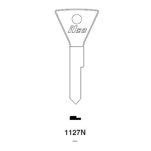 Ilco 1127N uncut key blank for Ford