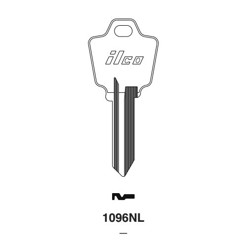 Ilco 1096NL uncut key blank for Elgin