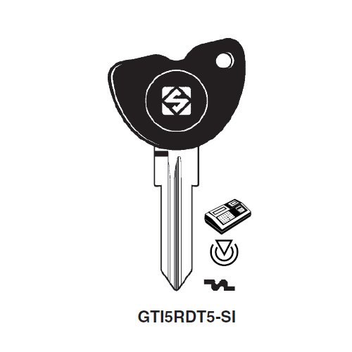 Ilco GT15RDT5-SI uncut key blank