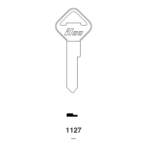 Ilco 1127 uncut key blank for Ford