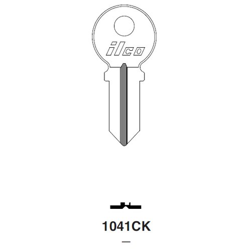 Ilco 1041CK uncut key blank